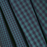 Atelier Brunette-Gingham Night Forest Double Gauze-fabric-gather here online