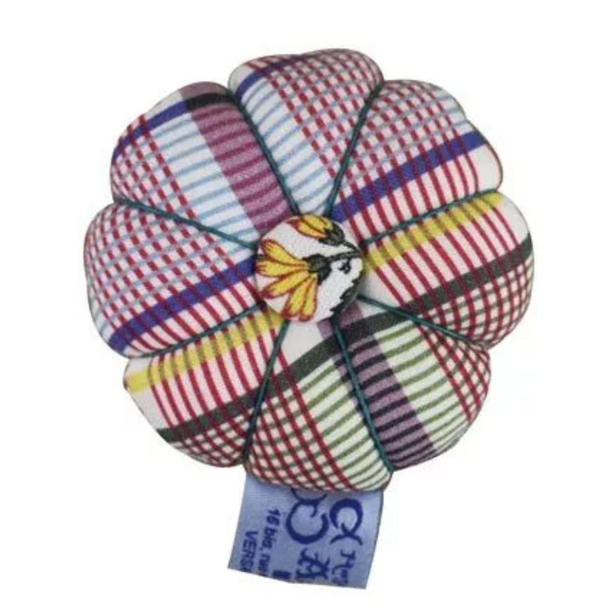 Sajou-Fabric Pincushion - Coquecigrues Tartan-sewing notion-gather here online