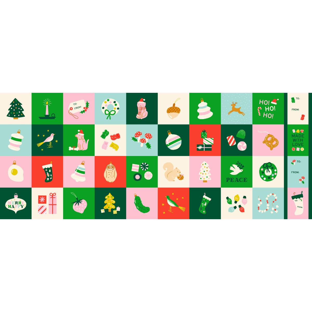 Ruby Star Society-Merry Happy Panel Lollipop-fabric panel-gather here online