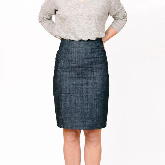 Sew House Seven-Alberta Street Pencil Skirt Pattern-sewing pattern-gather here online
