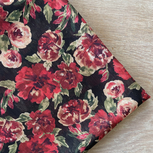 Vingtsept-Metallic Embroidered Poly - Paula-fabric-gather here online