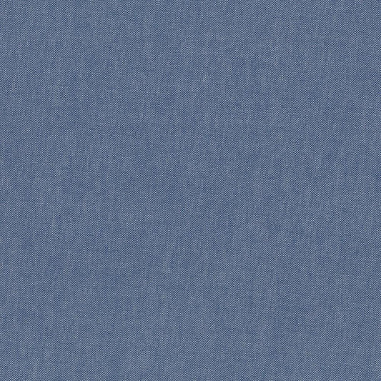 Robert Kaufman-REMNANT: Worker Chambray, 13 Denim 30% OFF 1.11 YDS-fabric remnant-gather here online