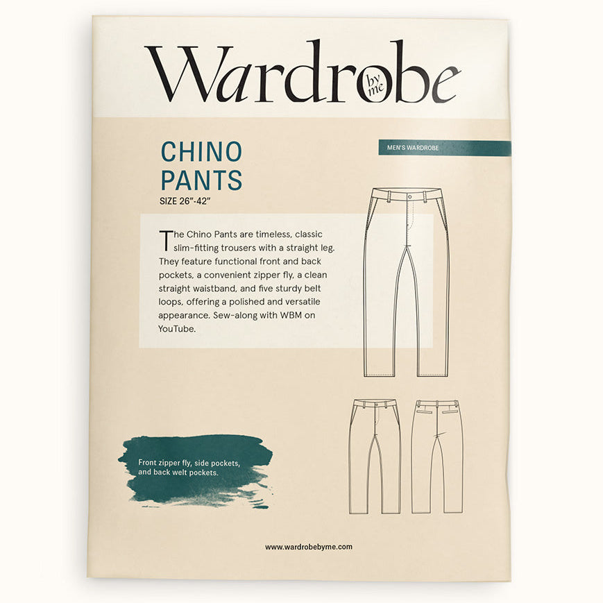 Wardrobe By Me-Chino Pants Pattern-sewing pattern-gather here online