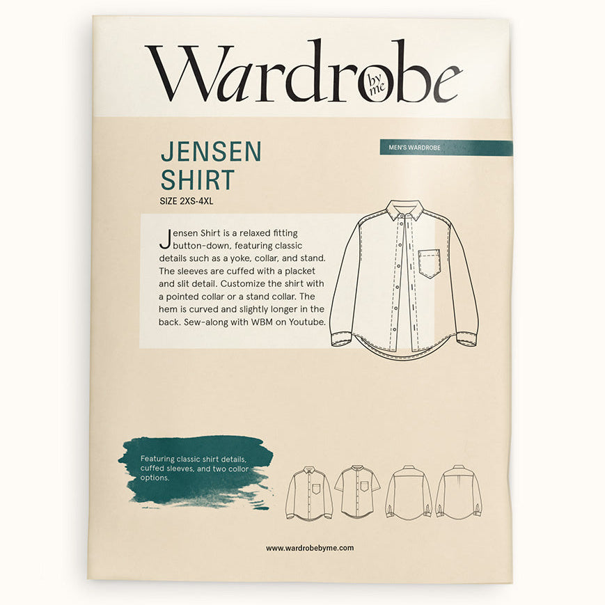 Wardrobe By Me-Jensen Shirt Pattern-sewing pattern-gather here online