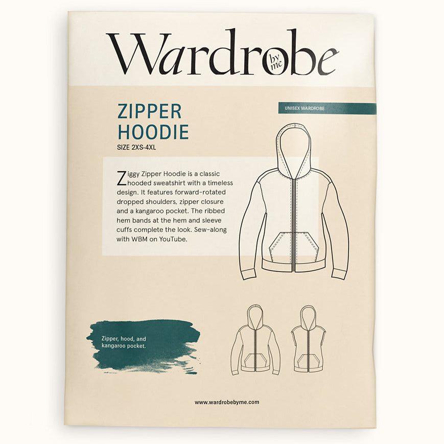 Zip Hoodie Hooded Sweatshirt Sewing Pattern Simplicity Sewing