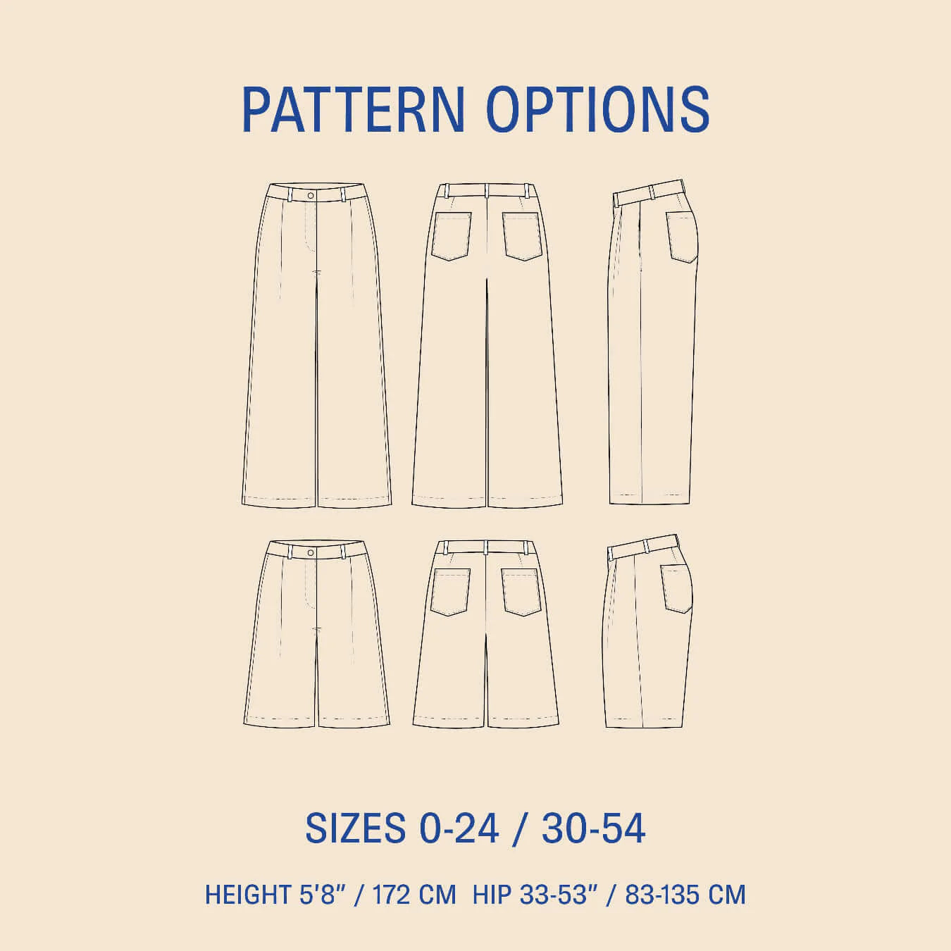 Wardrobe By Me-Bermuda Pants & Shorts Pattern-sewing pattern-gather here online