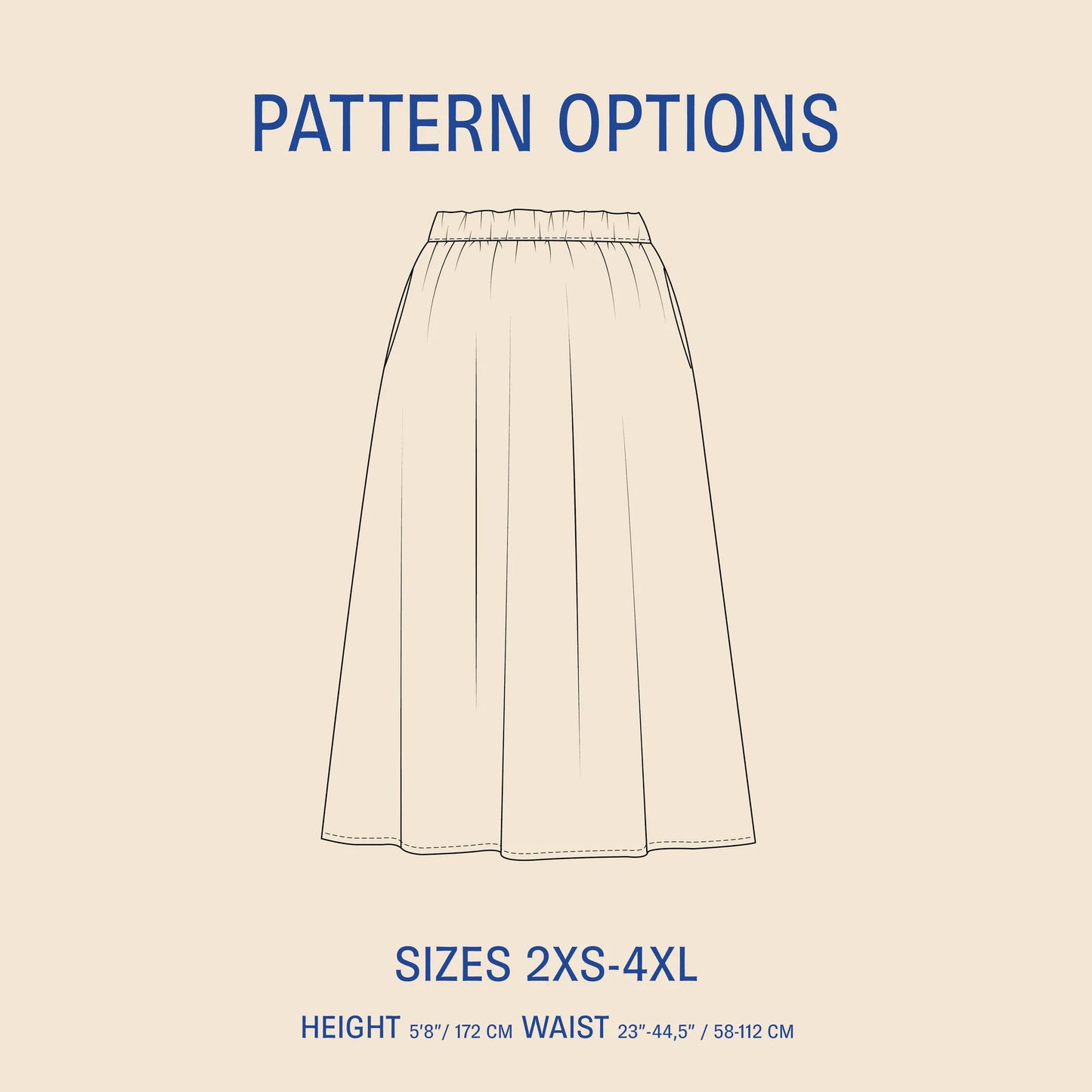 Wardrobe By Me-Claude Skirt Pattern-sewing pattern-gather here online