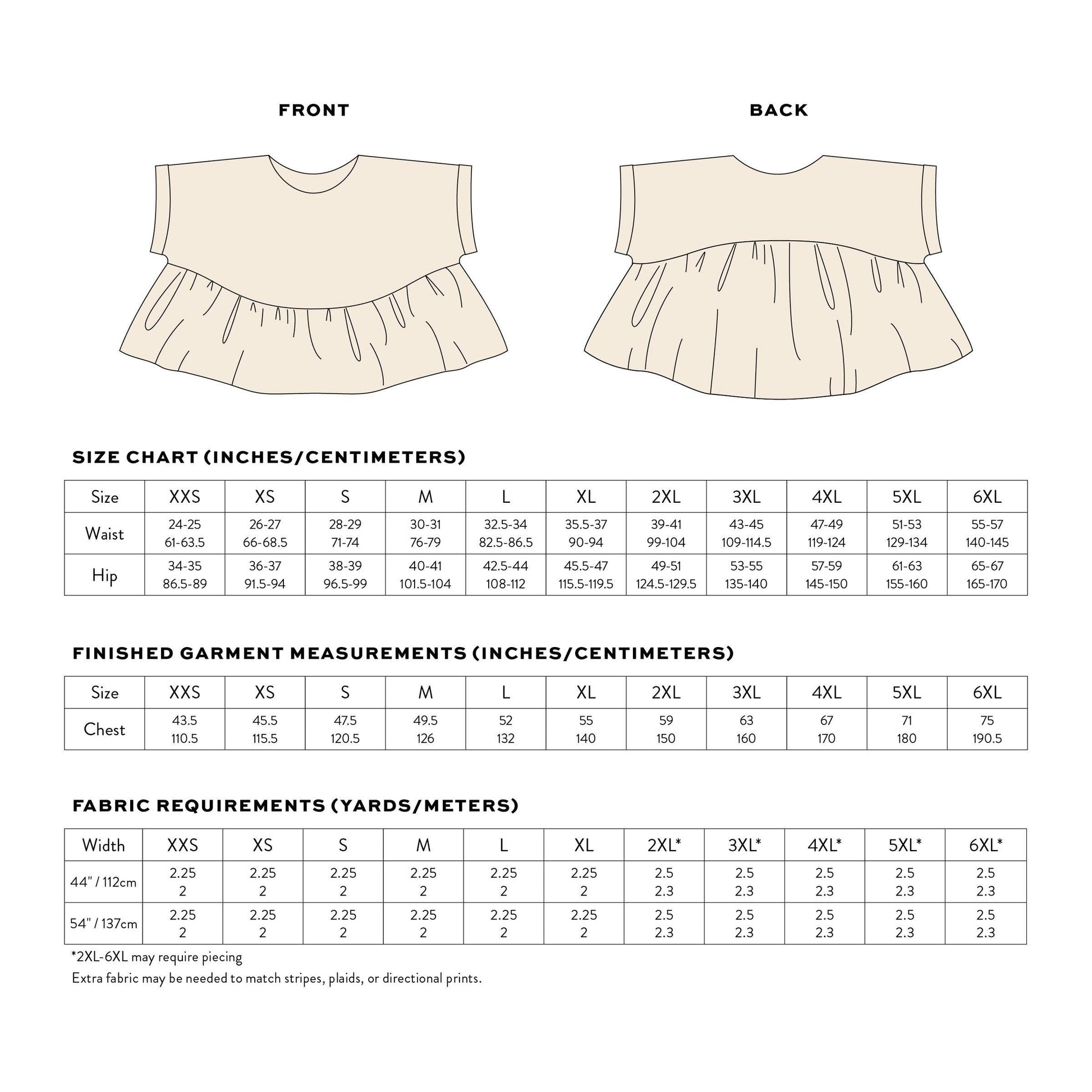 Matchy Matchy Sewing Club-Wave Float Top Pattern - PDF DOWNLOAD-sewing pattern-gather here online