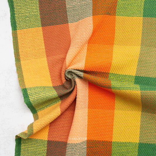 Fableism Supply Co-Waffle Happy Checkers in Cider-fabric-gather here online