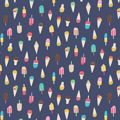 Dear Stella-Ice Cream on Knit-fabric-gather here online