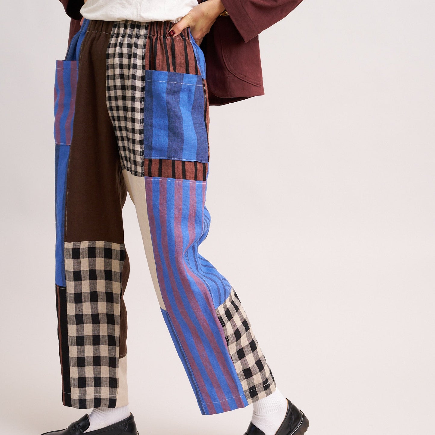 Matchy Matchy Sewing Club-Weekend Chore Pants Pattern - PDF DOWNLOAD-sewing pattern-gather here online