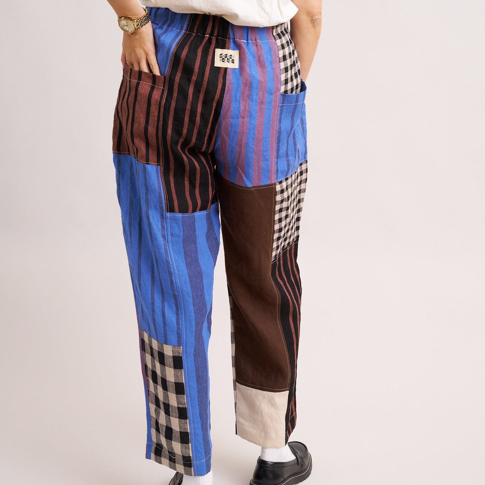 Matchy Matchy Sewing Club-Weekend Chore Pants Pattern - PDF DOWNLOAD-sewing pattern-gather here online