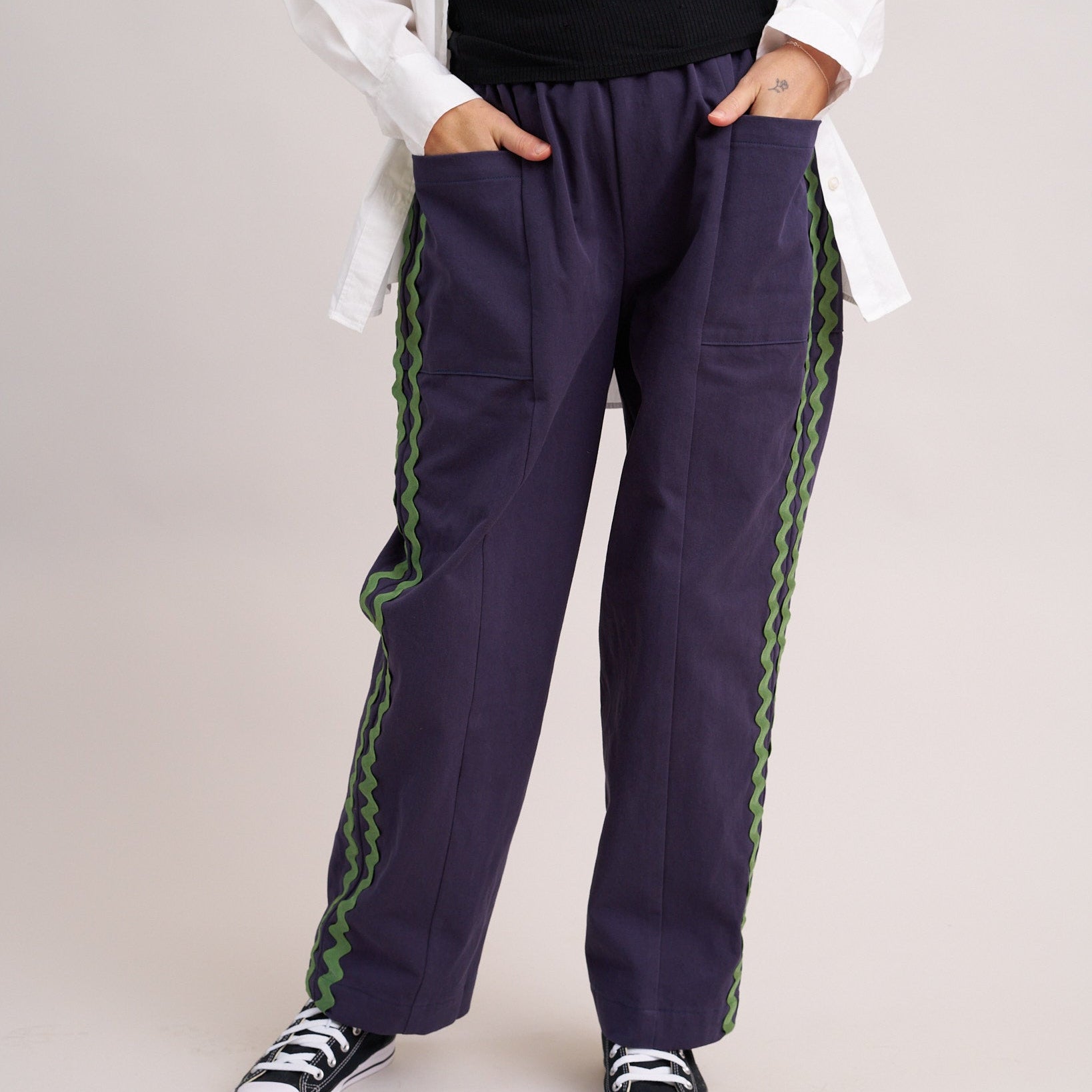 Matchy Matchy Sewing Club-Weekend Chore Pants Pattern - PDF DOWNLOAD-sewing pattern-gather here online