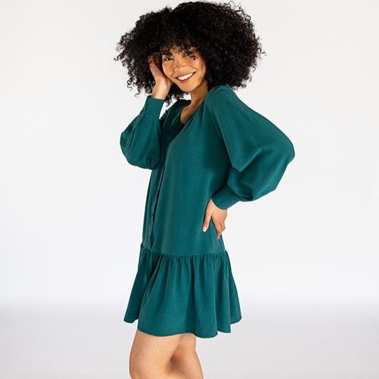 Chalk & Notch-Wren Blouse & Dress Pattern-sewing pattern-gather here online