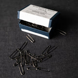 Merchant & Mills-French Collarless Gunmetal Safety Pins-sewing notion-gather here online