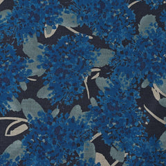 Kokka-Linnea Blue Bouquet on Canvas-fabric-gather here online