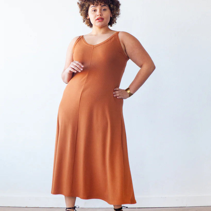 True Bias-Zoey Tank & Dress Pattern-sewing pattern-14-32-gather here online