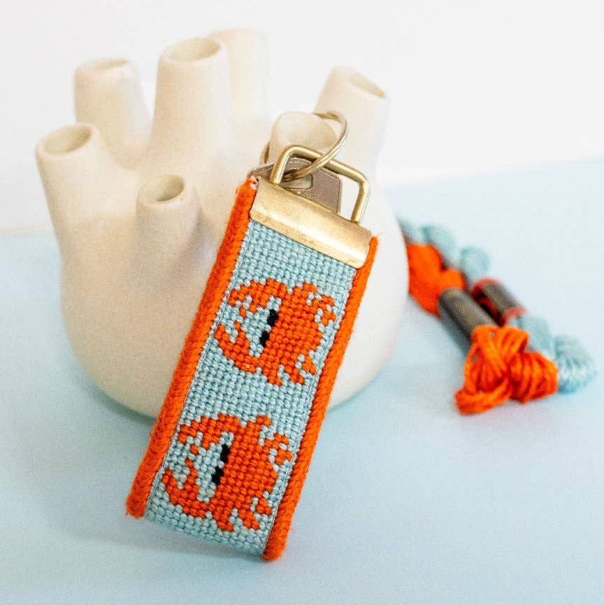 Crabs Key Fob Needlepoint Kit