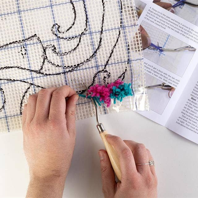 Friendly Loom-Unicorn Latch Hooking Kit-craft kit-gather here online