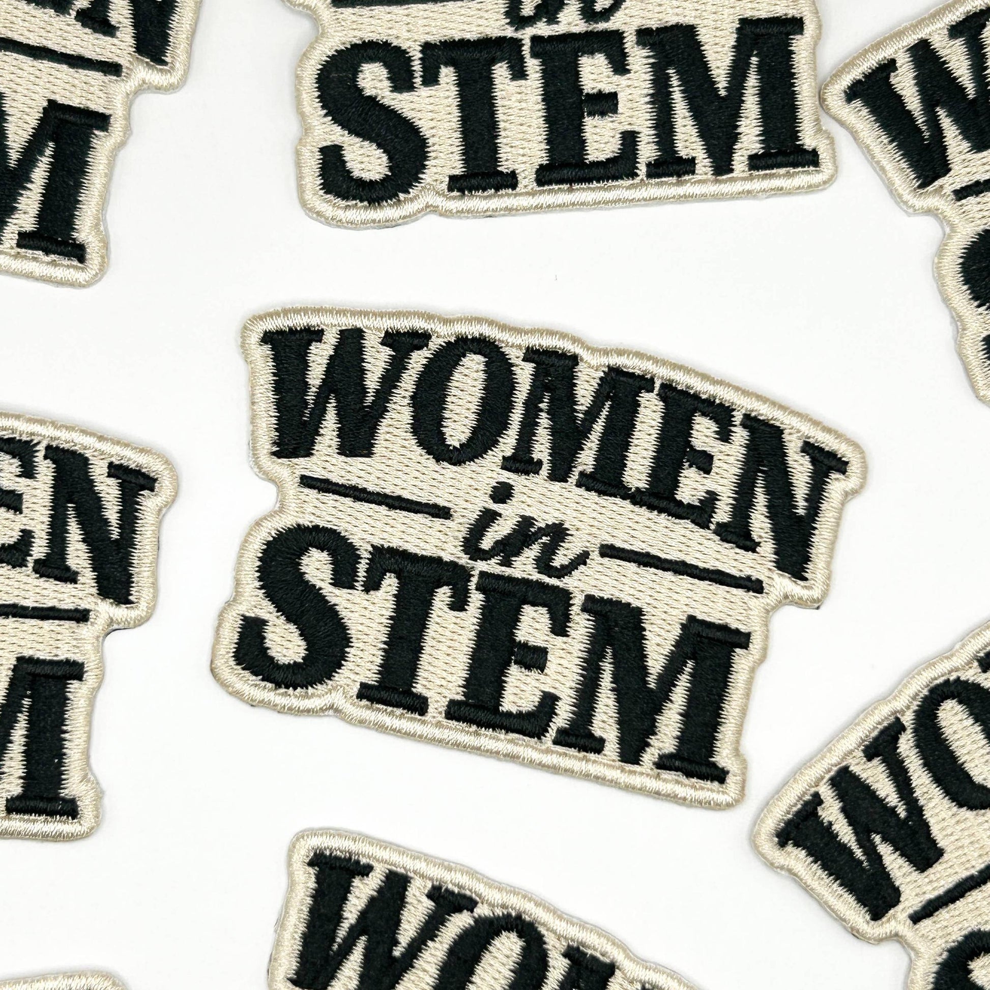 Field Trip Threads-Women in STEM Embroidered Iron-On Patch-patches + pins-gather here online