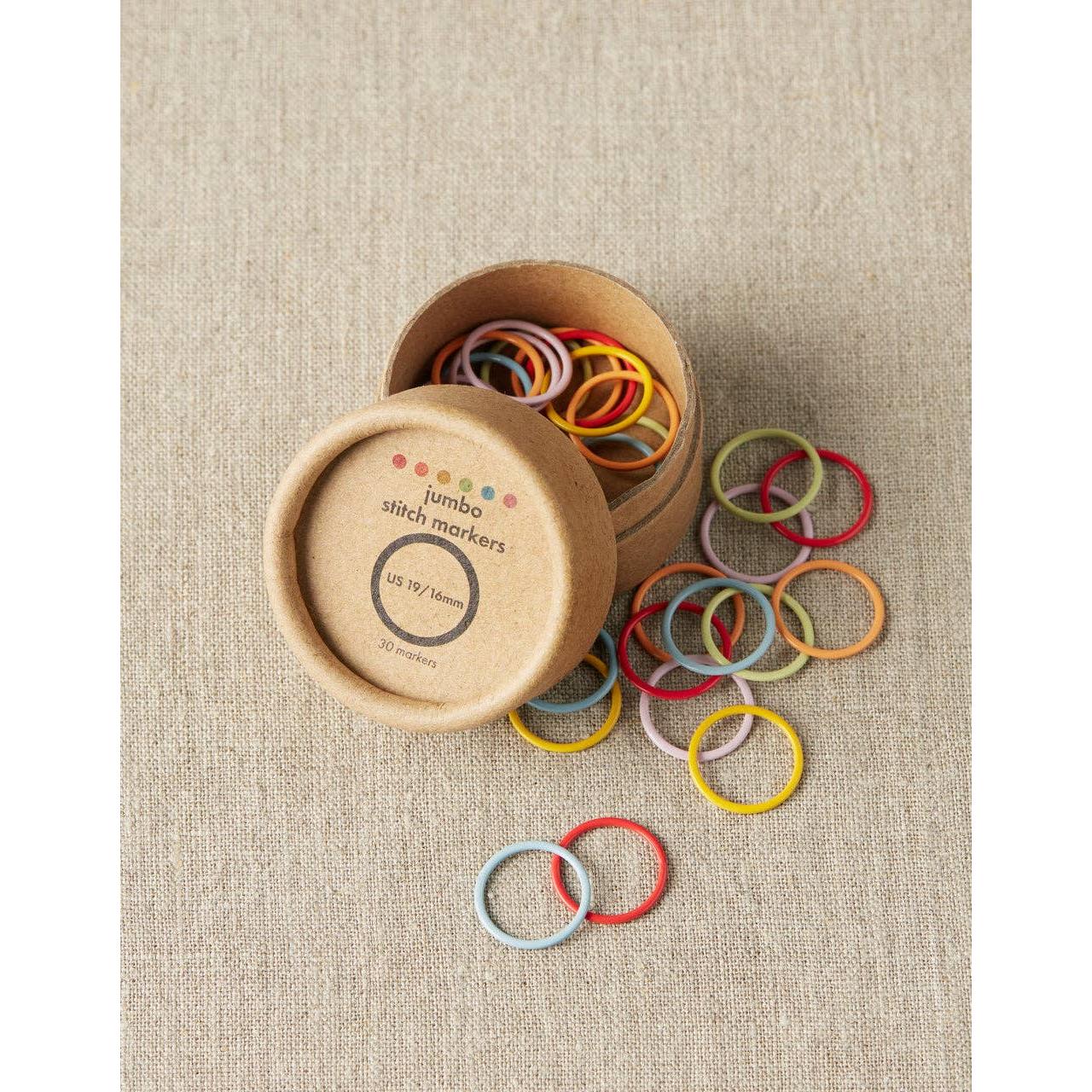 Cocoknits-Colorful Ring Stitch Markers - Jumbo [bundle of 10]-knitting notion-gather here online