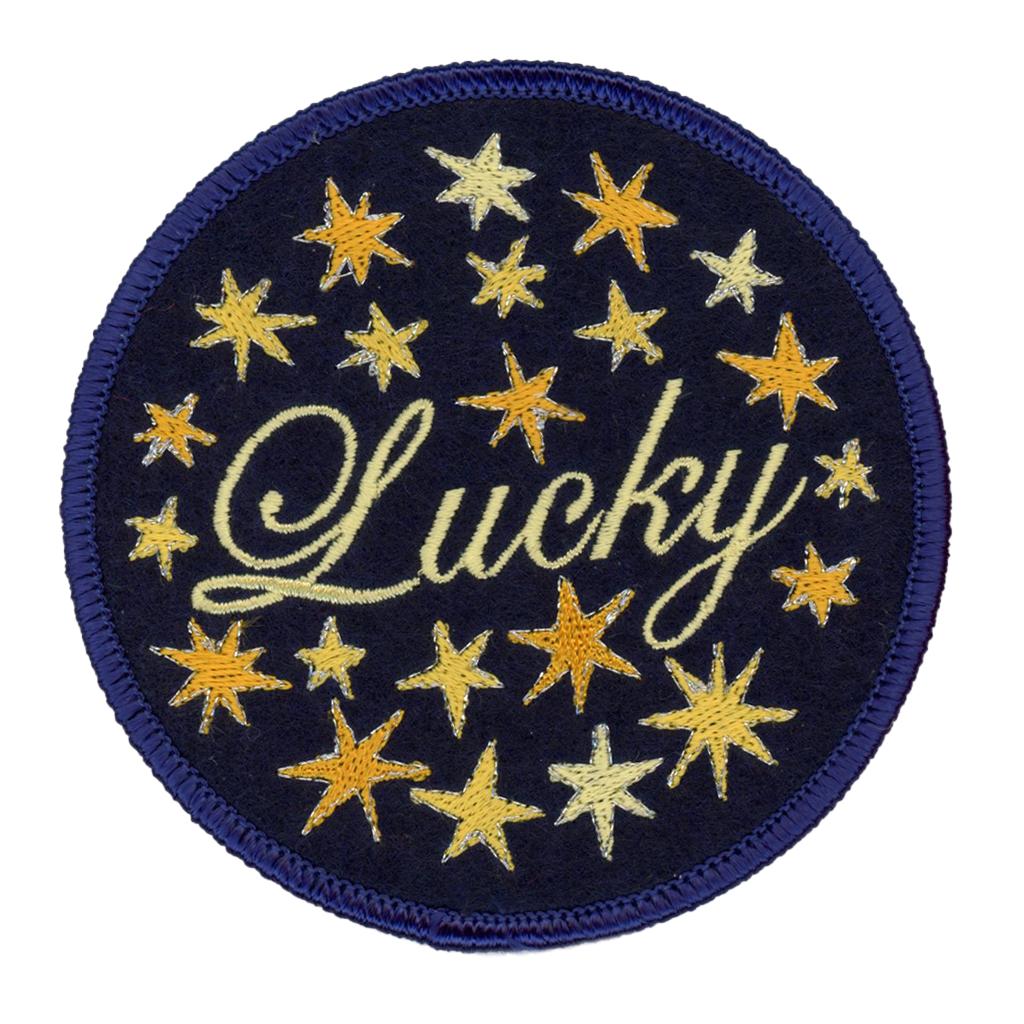 Patch Ya Later-Lucky Star Felt Iron-On Patch-patches + pins-gather here online