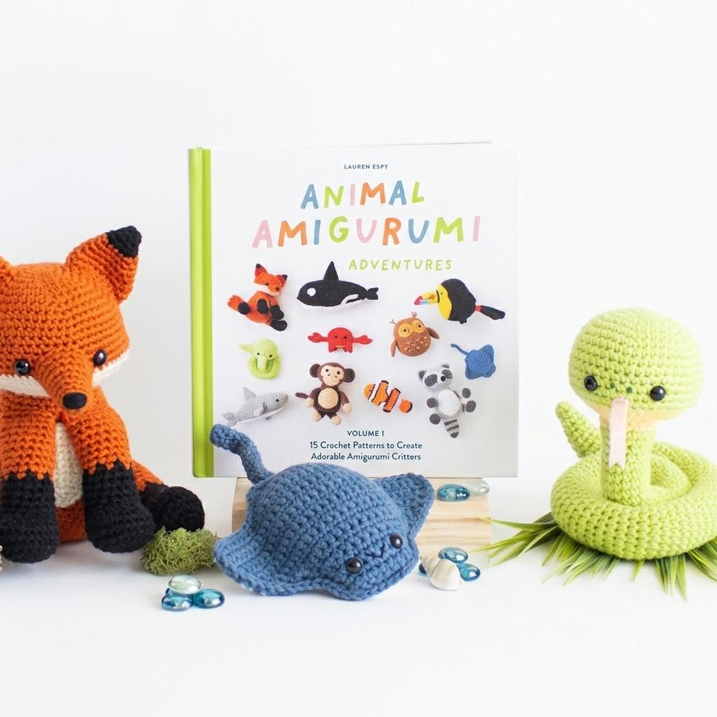 Blue Star Press-Animal Amigurumi Adventures Vol. 1: How to Crochet Amigurumi-book-gather here online