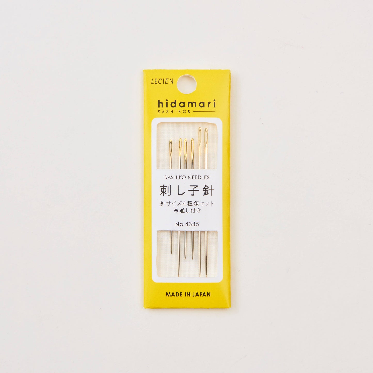 COSMO Embroidery-COSMO Hidamari Sashiko Assorted Needle Set (5 Packs)-embroidery notion-gather here online