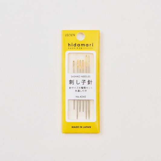 COSMO Embroidery-COSMO Hidamari Sashiko Assorted Needle Set (5 Packs)-embroidery notion-gather here online