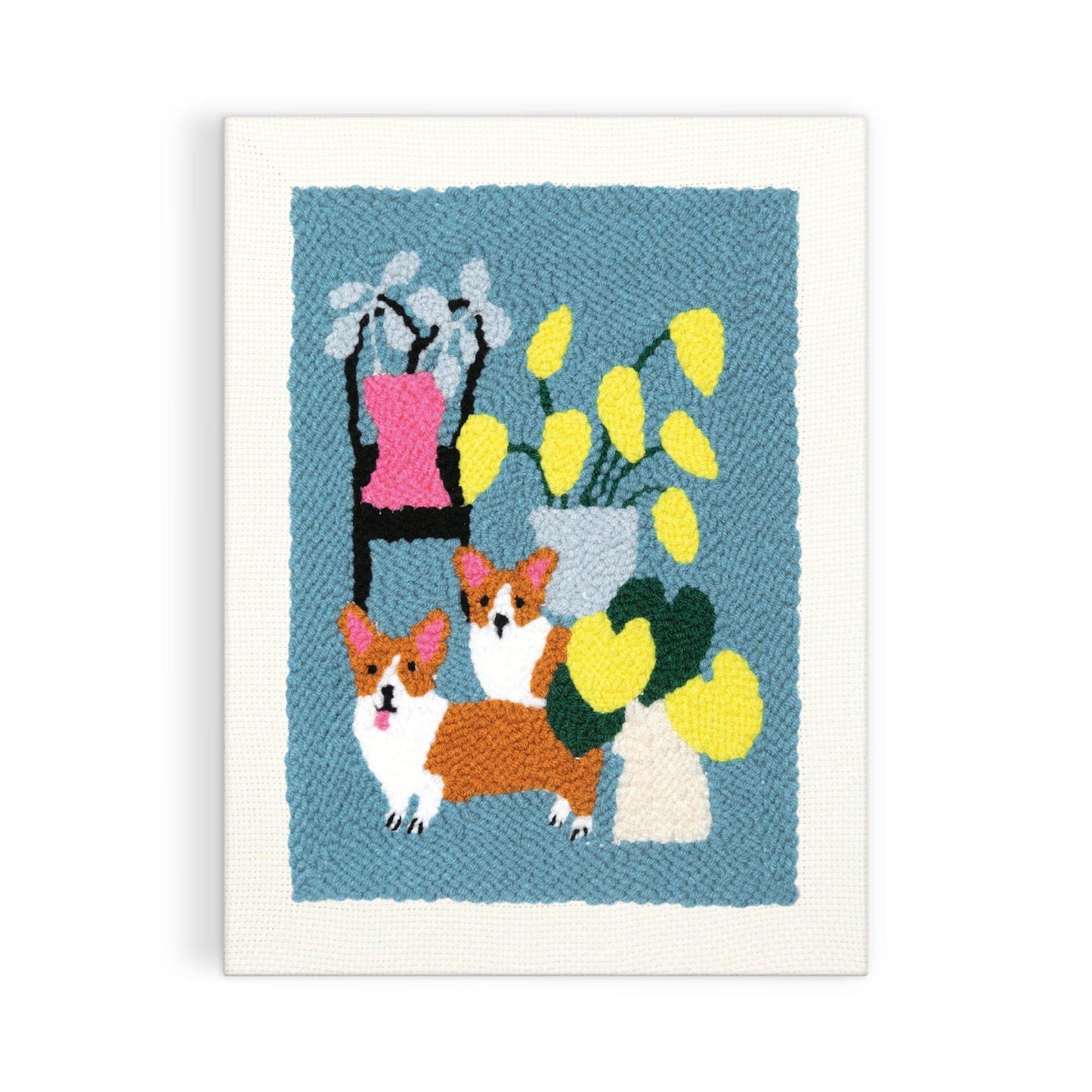 Chronicle Books-Corgi Friends Punch Needle Kit-craft kit-gather here online
