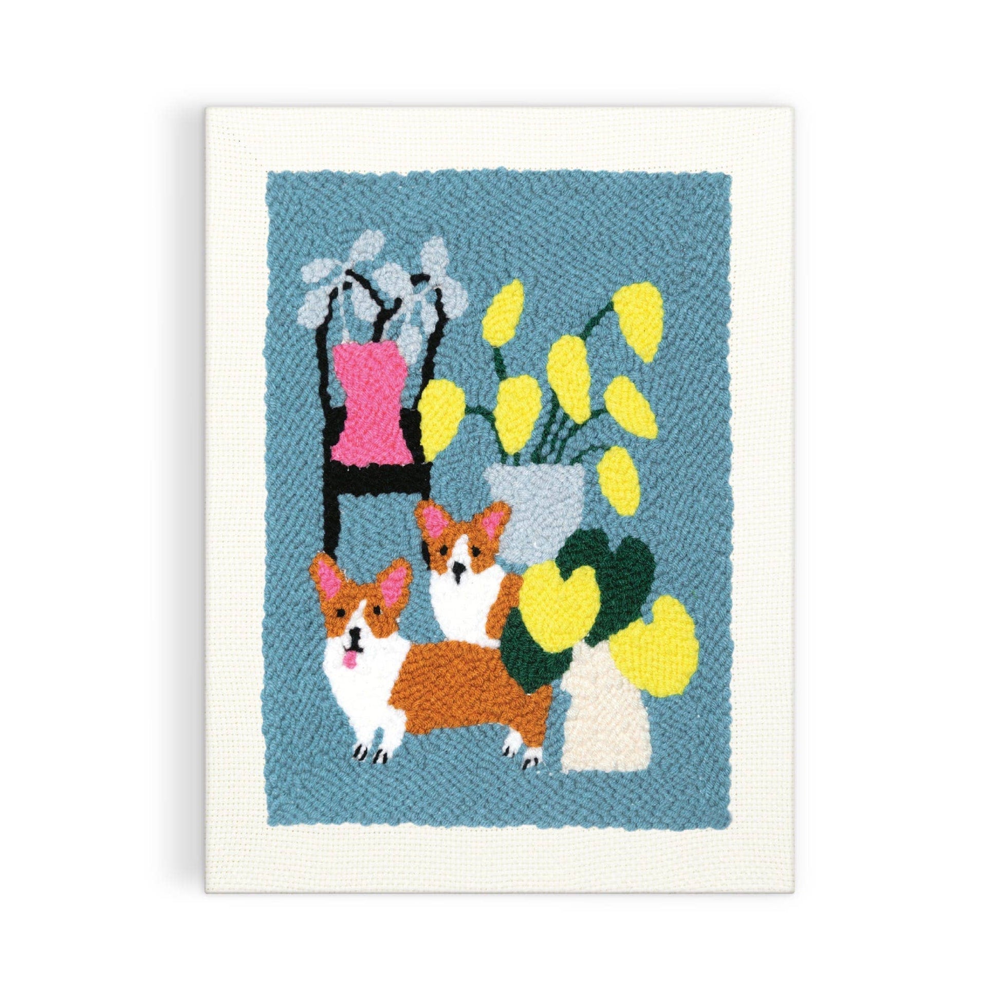 Chronicle Books-Corgi Friends Punch Needle Kit-craft kit-gather here online
