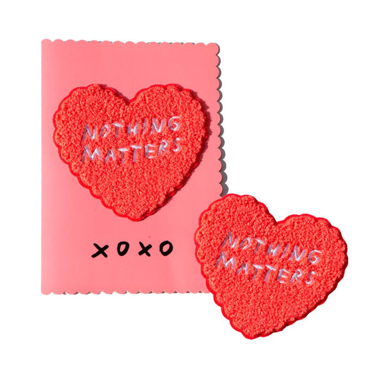 Third Drawer Down-Nothing Matters Chenille Adhesive Patch & Greeting Card-greeting card-gather here online