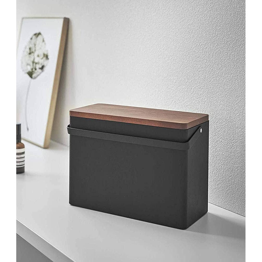 Yamazaki Home-Sewing Notions Organizer - Steel + Wood-sewing notion-gather here online