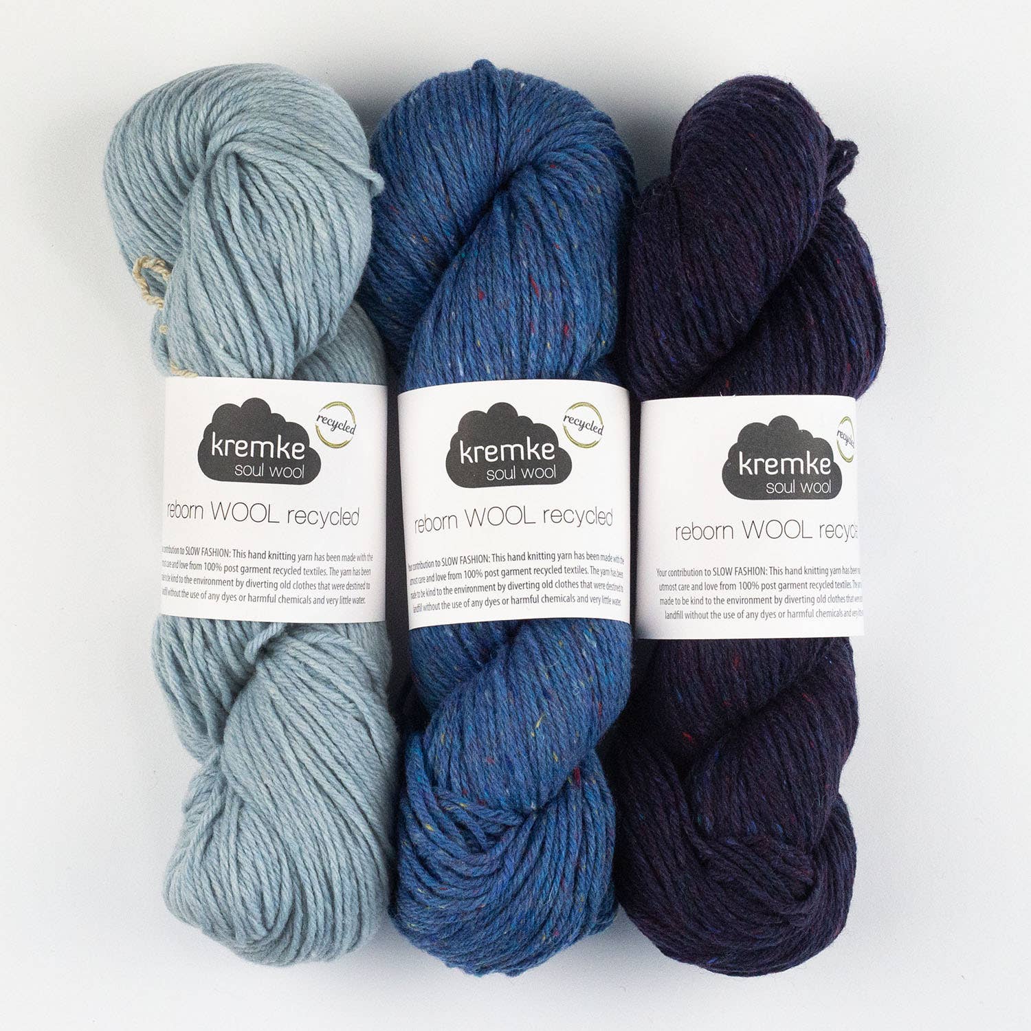 Kremke Selected Yarns-Reborn Wool Recycled Yarn by Kremke Soul Wool-yarn-gather here online