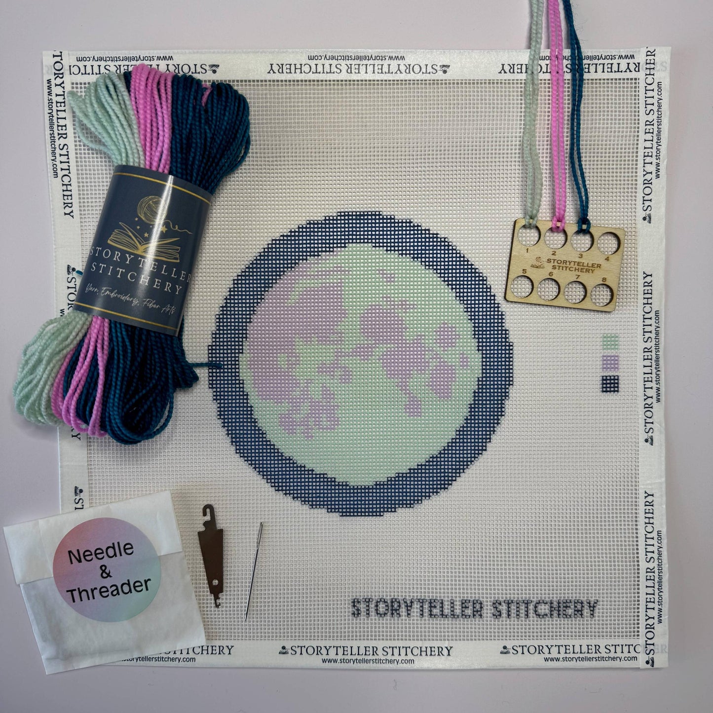 Storyteller Stitchery-Full Moon Rising Needlepoint Kit-xstitch kit-gather here online