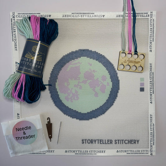 Storyteller Stitchery-Full Moon Rising Needlepoint Kit-xstitch kit-gather here online