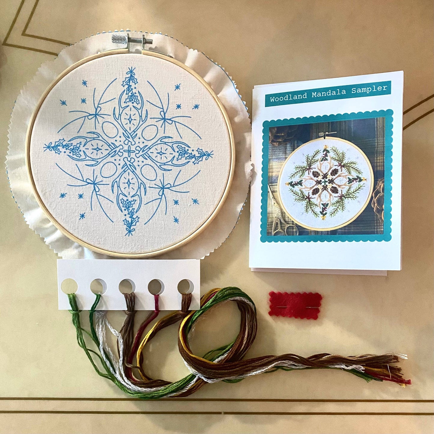 Stitches By Tiff-Woodland Mandala Embroidery Kit-embroidery kit-gather here online