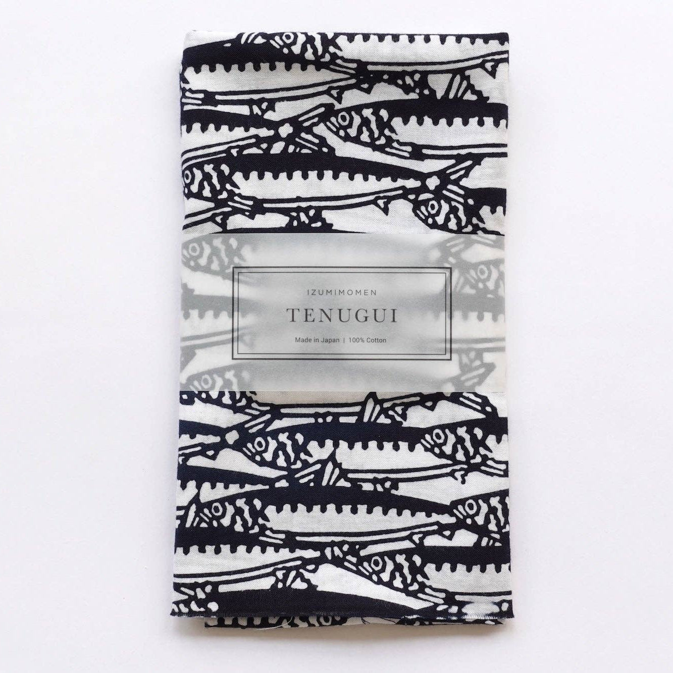 Curious Corners-Izumimomen Tenugui - Sardine-accessory-gather here online