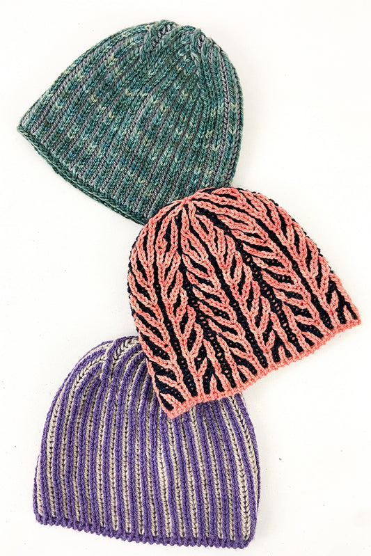 gather here classes-Brioche Hat for All - 2 sessions-class-gather here online