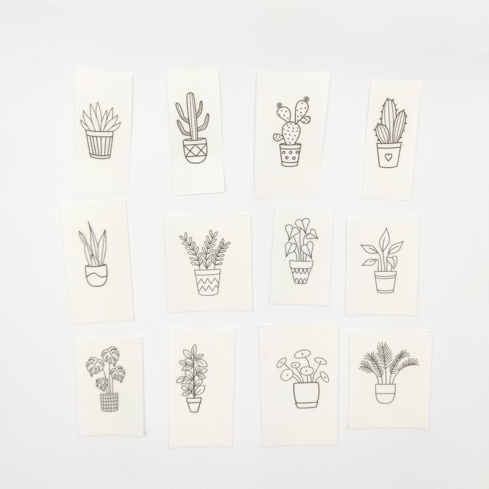 house plant embroidery House Plant Stick & Stitch Embroidery Patterns – gather here online