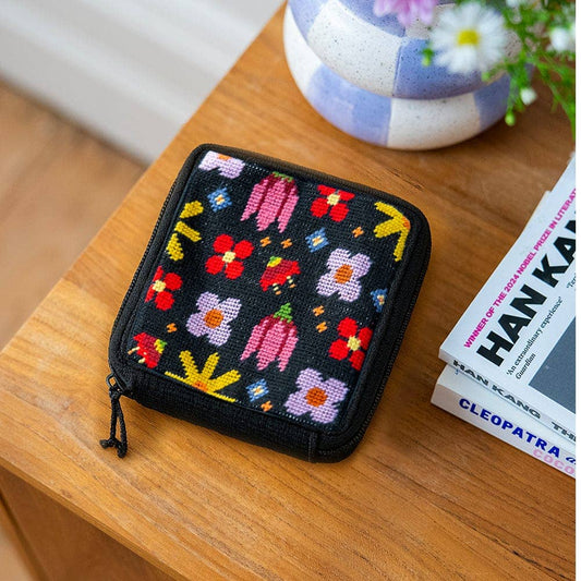Craft Club-Pop Art Petals - Needlepoint Pouch Kit-craft kit-gather here online