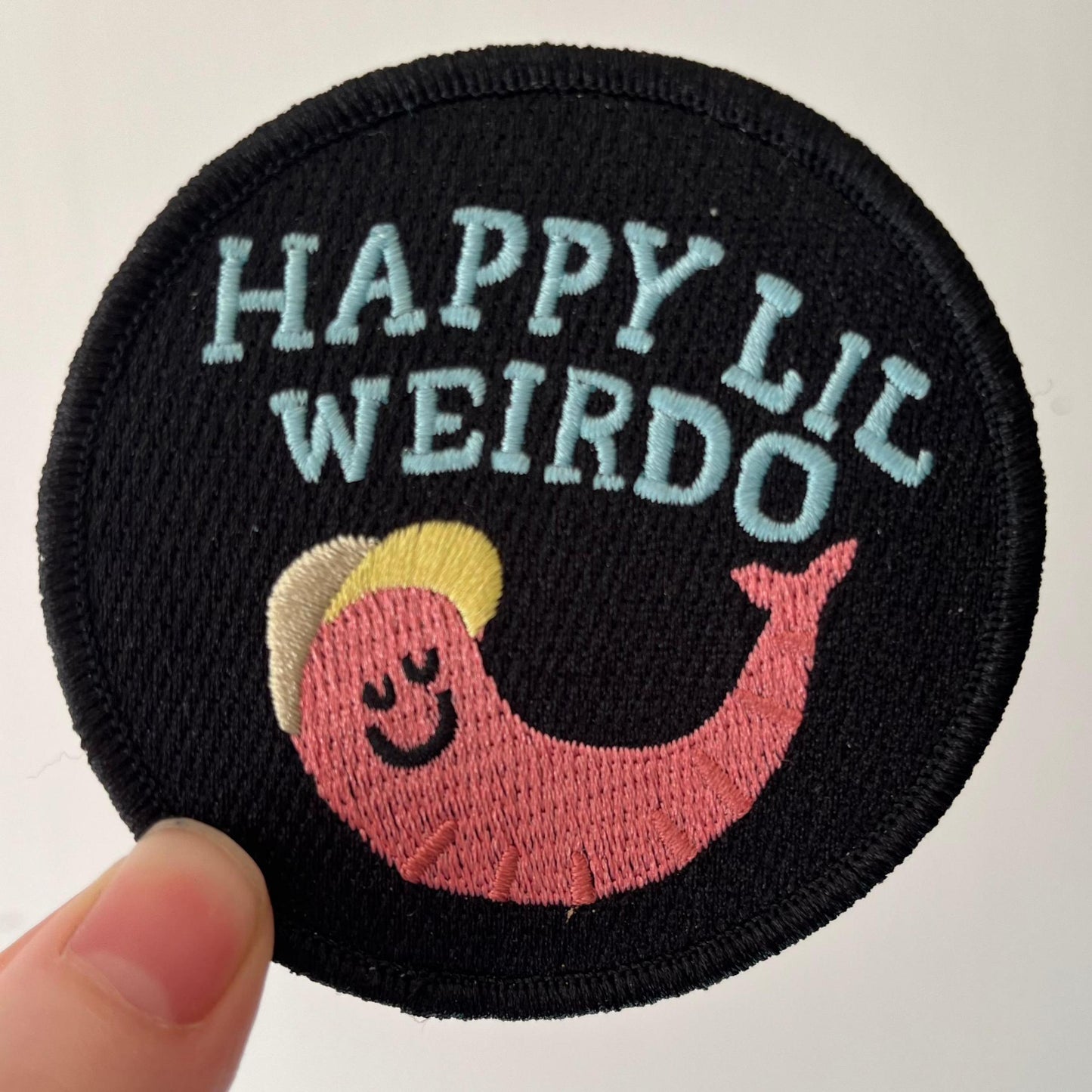 Ramona Muse Lambert-Happy Lil' Weirdo 3" Embroidered Patch-patches + pins-gather here online