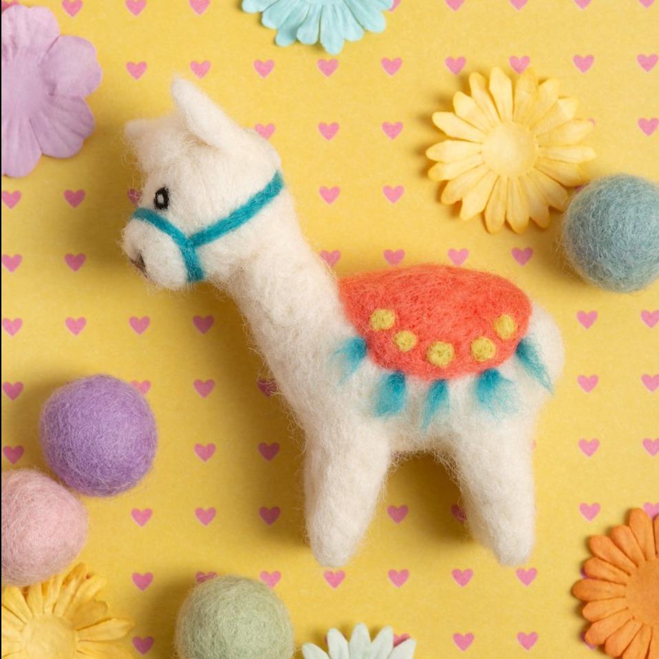 Hawthorn Handmade-Alpaca Mini Needle Felting Kit-craft kit-gather here online