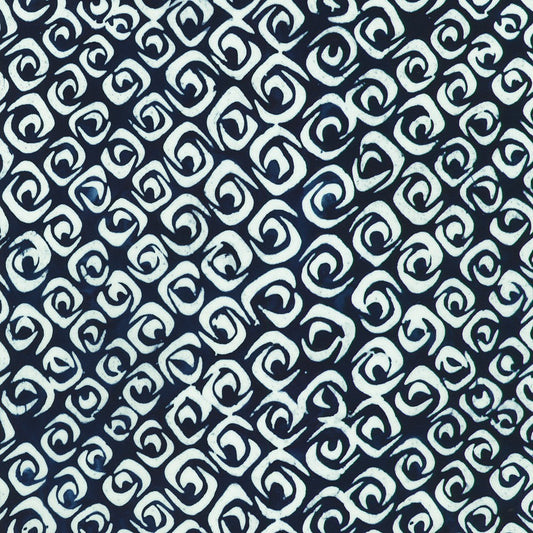 Artisan Batiks-Rosebud Indigo-fabric-gather here online