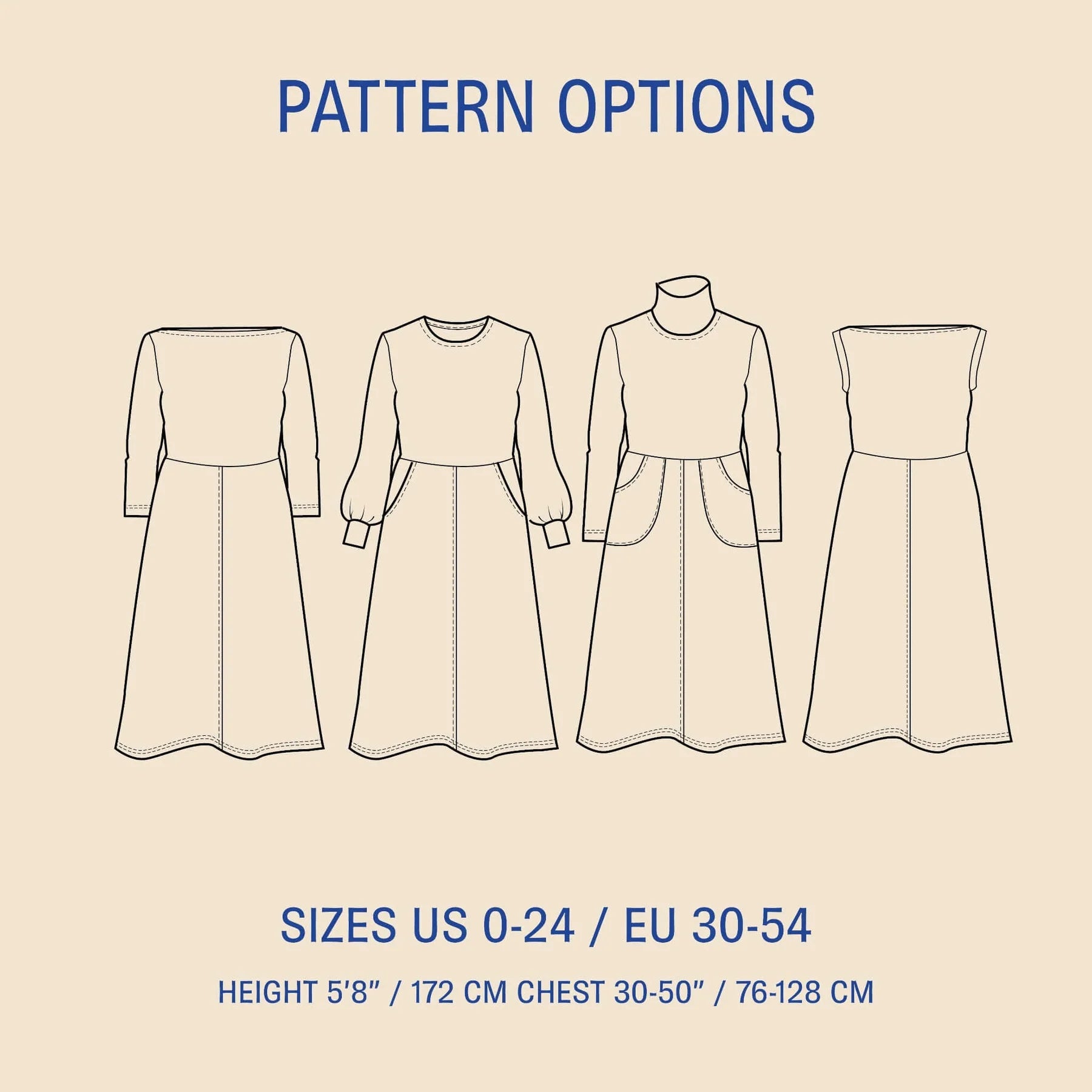 Wardrobe By Me-Asta Dress Pattern-sewing pattern-gather here online