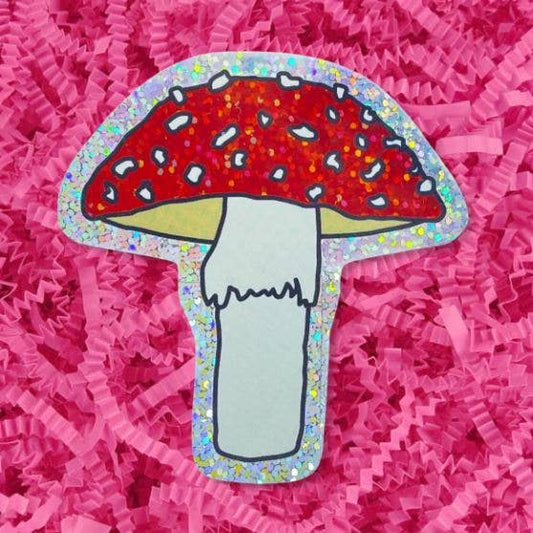 Jenny Lemons-Glitter Toadstool Sticker-accessory-gather here online