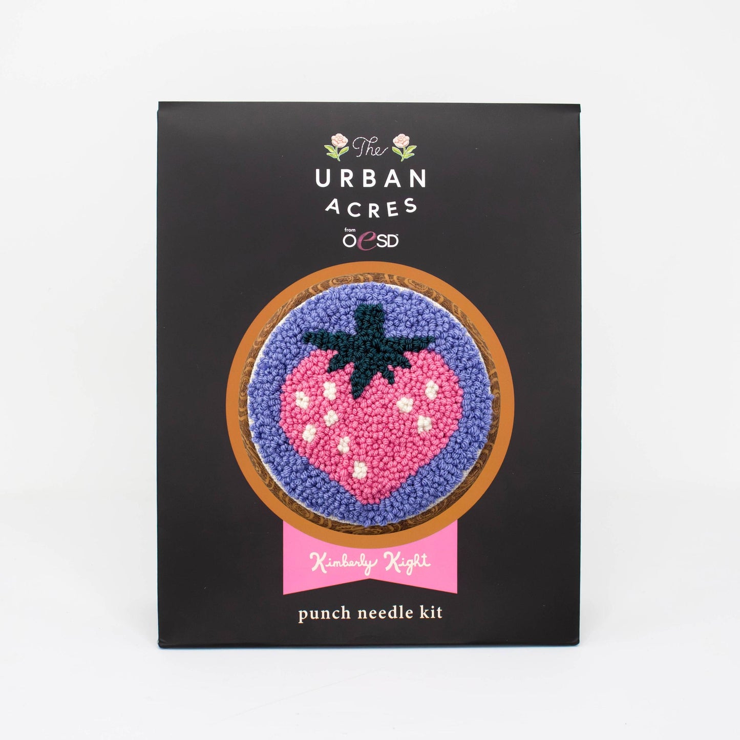 The Urban Acres-Strawberry by Kimberly Kight - Punch Needle Kit-craft kit-gather here online