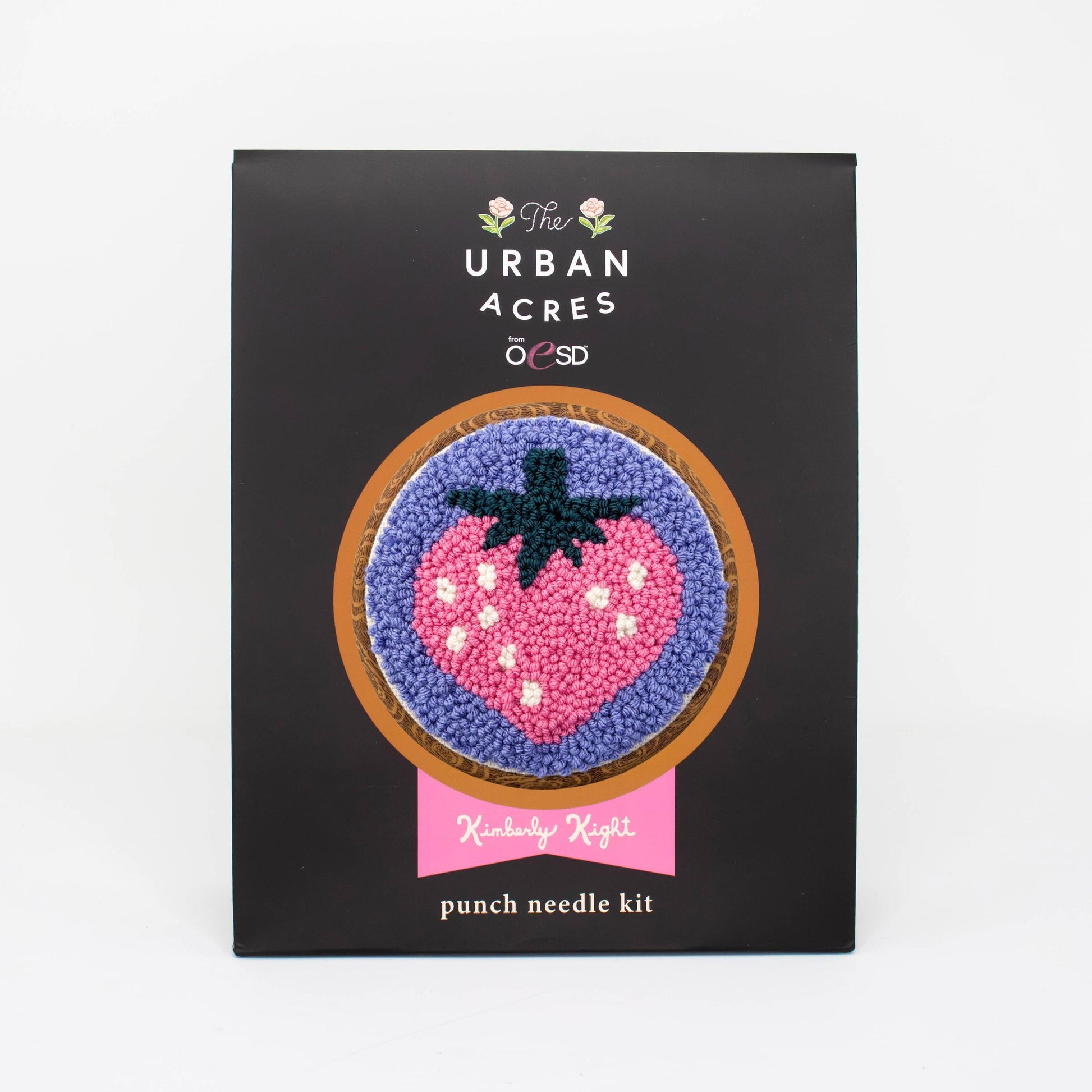 The Urban Acres-Strawberry by Kimberly Kight - Punch Needle Kit-craft kit-gather here online