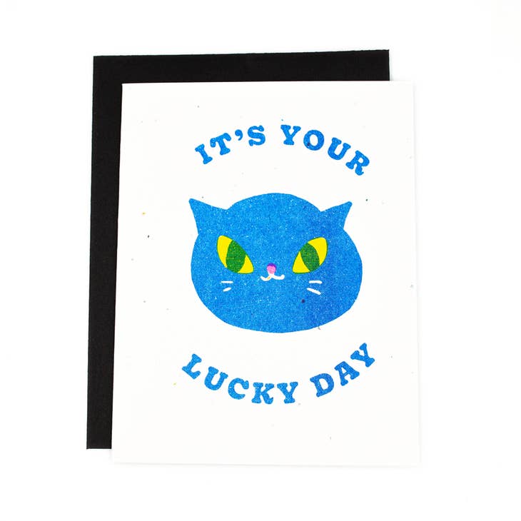 These Are Things-It's Your Lucky Day Greeting Card-greeting card-gather here online