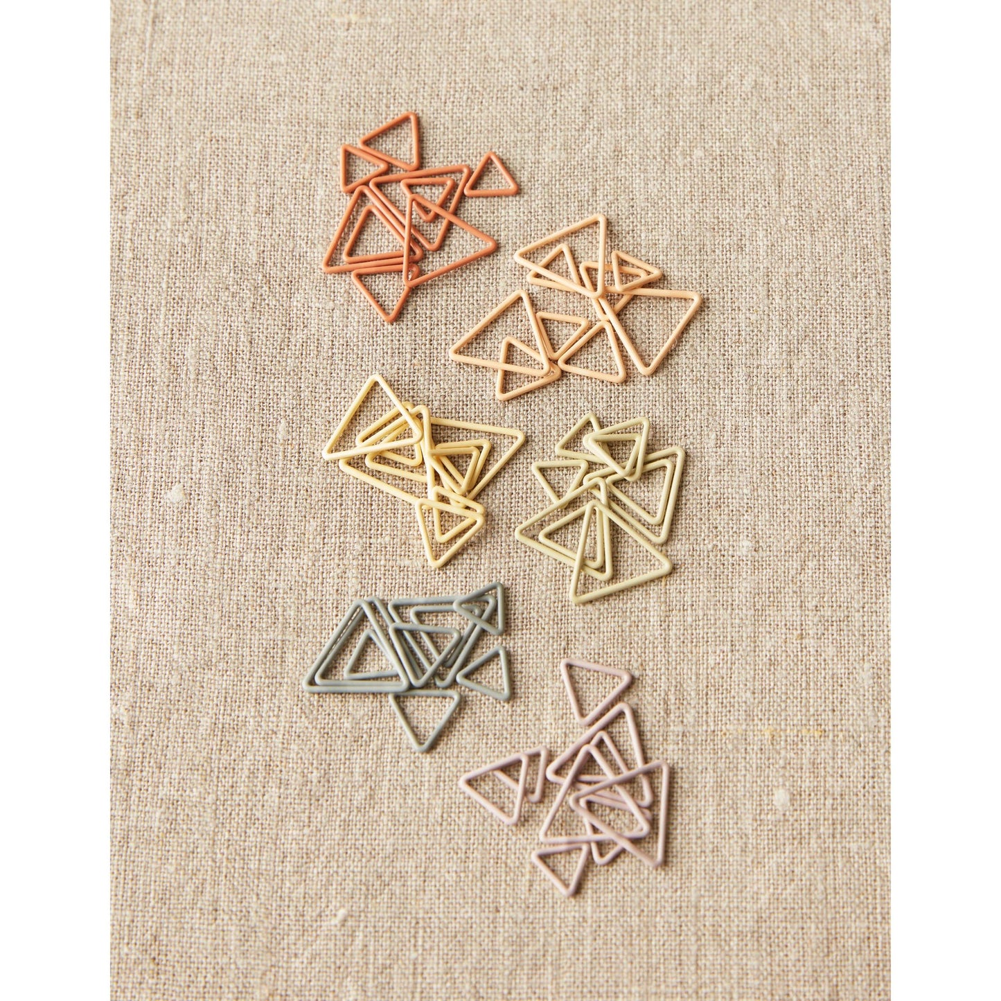 Cocoknits-Triangle Stitch Markers - Earth Tones-knitting notion-gather here online